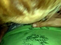 pov blonde sucks deep then we fuck doggystyle in lingerie