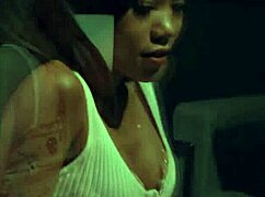 busty asian babe smothers redhead's hairy pussy in wild lesbian face sitting feast!