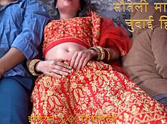 indian stepmom pussy throbs as stepson fucks her dirty hindi talk
