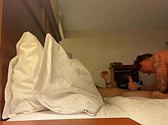 deep throat my throbbing monster cock right here in this hotel room, you dirty cheating wife