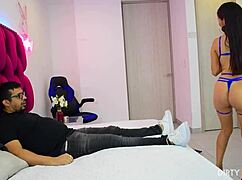 Pounding Stepson While Husband's Away