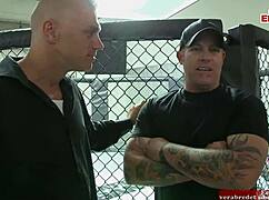 think this chubby brunette slut's big tits can handle a fighter's hardcore fuck?