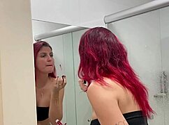 interracial cuckold wife takes bbc creampie while hubby watches humiliated