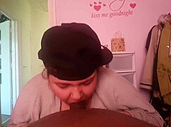 British BBW Amateur Sucks Interracial Cock Deep in Homemade HD