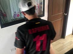 camera catches stepmom fucking stepson on furniture!