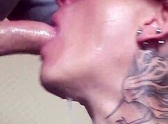 Watch fuckslut vilja gag on sloppy deepthroat facefuck with spit and humiliation.