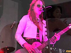 watch her tease and strip in softcore compilation