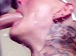 Watch fuckslut vilja gag on sloppy deepthroat facefuck with spit and humiliation.