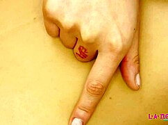 Mysterious sexy Asian teen bares all in naked close-up photoshoot