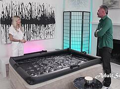 in-law begs to sit on my cock during nuru massage 😈💦 can't resist riding - charles dera taylor wild