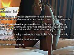 Bones Montana Pounds Tapout Queen Suultrymixxx's Juicy Ebony Curves Bareback