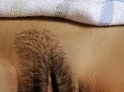 I fucked her hairy pussy, came inside then shaved her smooth