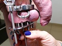 Lady Morgana rams EXTREME FOOT FISTING deep in slave f's asshole