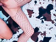 damn this beautiful mature milf in lingerie stockings submits fully but ignites wild anal pov fire