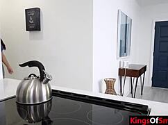 Hot BBW Step Mom Grabs Step Son's Cock For Taboo Old Young Fuck