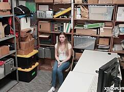 lp officer bends summer brooks over for hardcore pussy pounding!