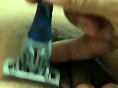 I fucked her hairy pussy, came inside then shaved her smooth