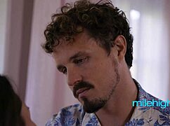 She explodes in bliss riding him reverse cowgirl style so intensely