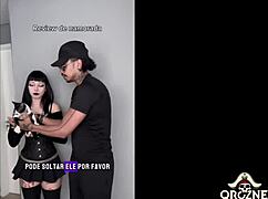 Watch This Skinny PAWG Goth Babe Amberzinha Get Bent Over for Interracial Doggystyle Pounding and Buttplug Tease!