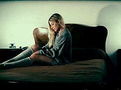 i can't stop fingering my shaved teen pussy with this flower it feels amazing