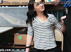 Tied Kylie Martin Fucked Rough by Big Cock LP Officer