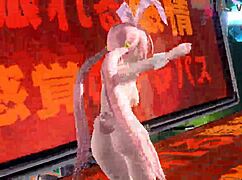 Megurine Luka's Alien Bunny Costume Reveals Massive Tits and Ass