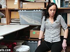 Tied Kylie Martin Fucked Rough by Big Cock LP Officer