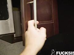 Stepbro Gets Blowjob from Petite New Stepsis Eliza Eves