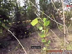 Uh, berlin's redhead techno teen slut publicly fucked in car casting...