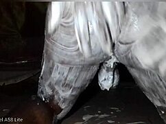 i'm stroking my monster black cock like a nasty african freak in the bedroom