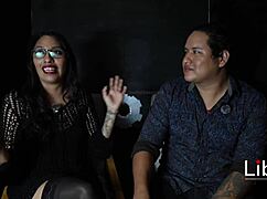 innocent wife gets pounded hard right in front of her watching cuck hubby