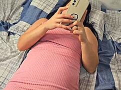 deflowering my virgin girlfriend's tight pussy bareback with creampie finish in doggystyle and cowgirl