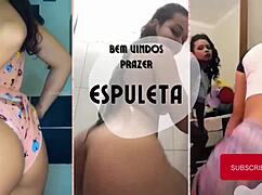 uh hot brazilian calls her lame cuck hubby... roleplay fun