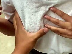 young mexican schoolgirl feels shame sucking classmate after bet