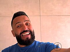 I'm making my husband paolla's hotwife cuckold again with huge cock assfucking and cum in mouth - full red scene.