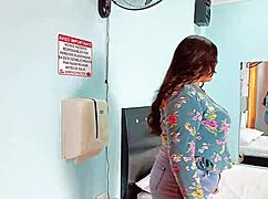 stepmom fucks stepson hard while dad is away from home