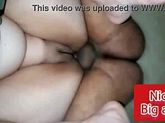 fat ass spreads wide as huge black monster cock pounds deep in hardcore rear fuck