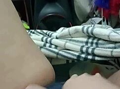 brazilian chubby latina sozinha fingers her fat ass solo pov