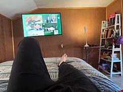 playing with my little kitty's ass taming her for huge orgasm