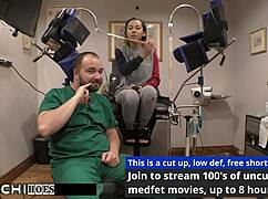 imagine doctor tampa forcing hitachi wand orgasm on tanned latina freshman kalani luana backstage