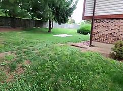 pervert pulls out cock at beach and nudist blonde joins homemade fun