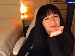 helga muah's lingerie tease rips into sweet pussy fingering