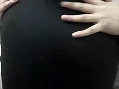 stripping mature mexican milf doña mary naked in bedroom after hubby leaves