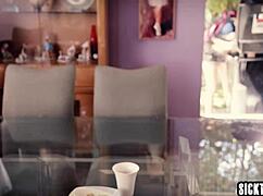 busty blonde stepmom jessa rhodes pounds petite teen piper perri's pussy