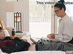 horny asian big tits milf teacher dana vespoli surprises with rough pussy fucking