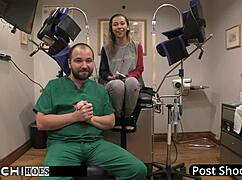 imagine doctor tampa forcing hitachi wand orgasm on tanned latina freshman kalani luana backstage