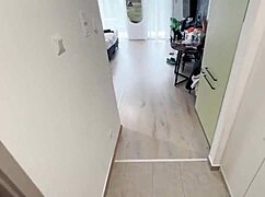 mature slut chokes on monster cock before rough anal doggystyle and rimjob in hotel