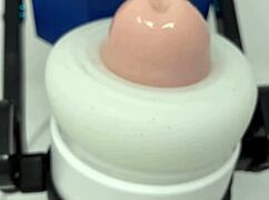testing out this rubjoy robot fleshlight feels insanely real