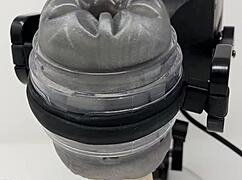 testing out this rubjoy robot fleshlight feels insanely real