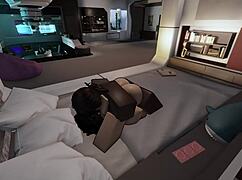 roblox whore begs for bbc to wreck her huge tits and ass game